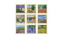 กรอบรูปภาพวิวใส่กรอบไม้สน